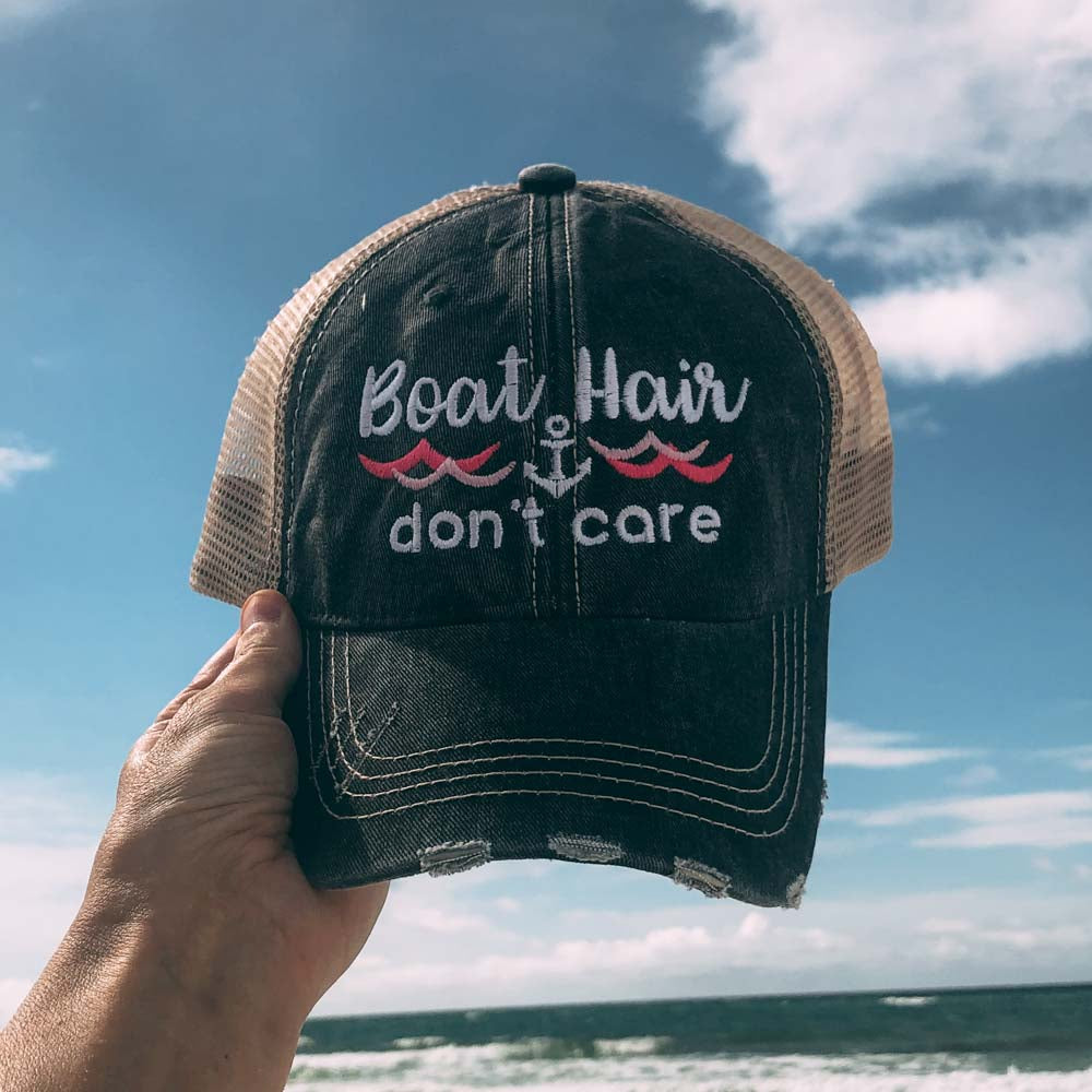 Boat Hair Don’t Care (NEW WAVES) Wholesale Trucker Hats