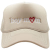 Boy Mom (Red Heart) Foam Wholesale Trucker Hat