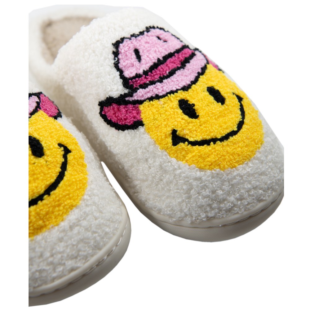 Pink Cowgirl Hat House Slippers