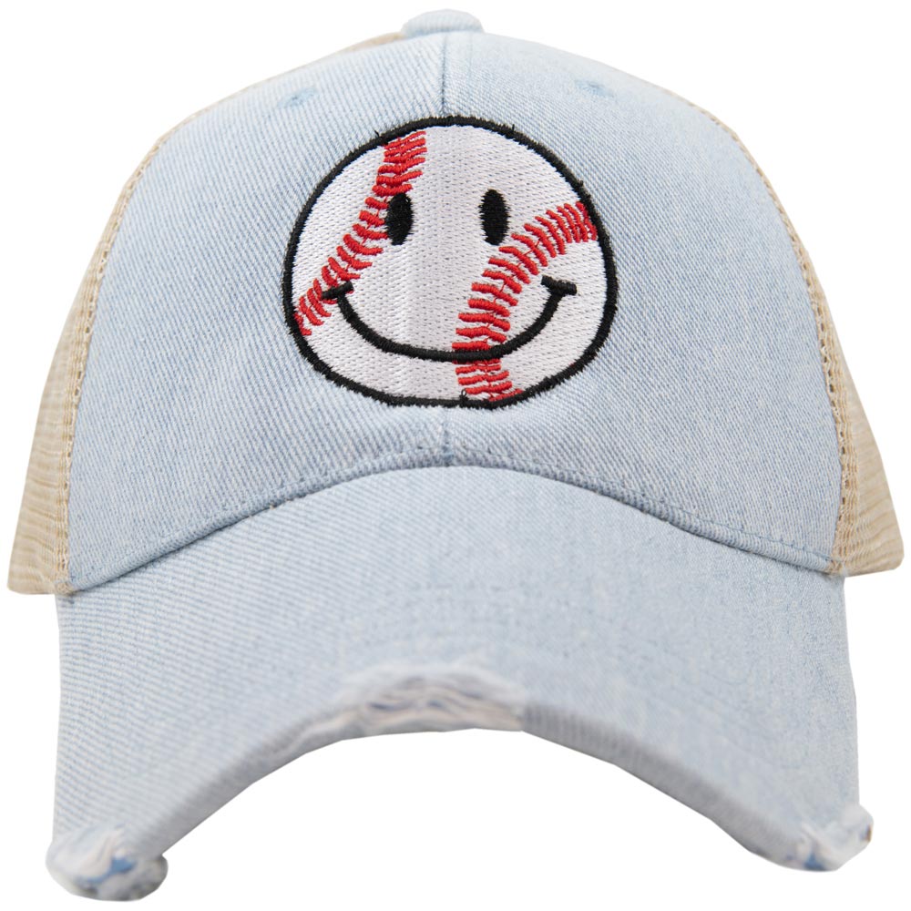 Baseball Happy Face Trucker Wholesale Cute Hat