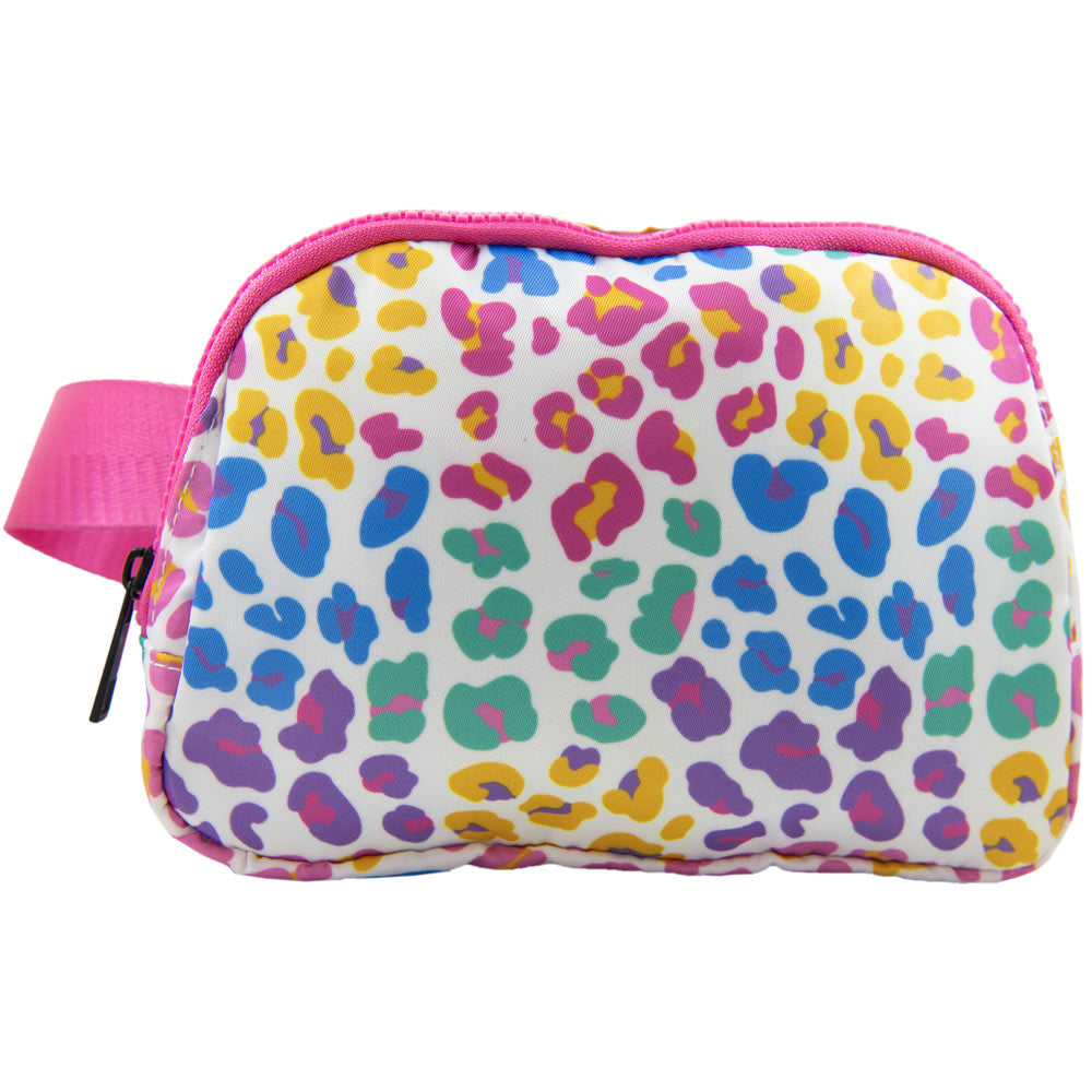 Multicolored Leopard Wholesale Belt Bag