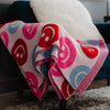 Happy Face Knitted Wholesale BLANKET