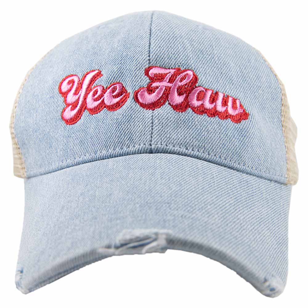 Yee Haw Denim Wholesale Trucker Hat