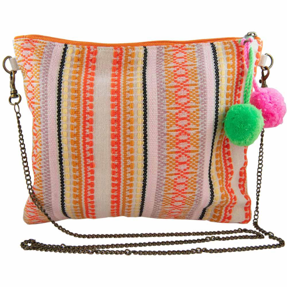 Buy Multi Color Embroidery Crochet Clutch With Sling by Richa Gupta Online  at Aza Fashions.