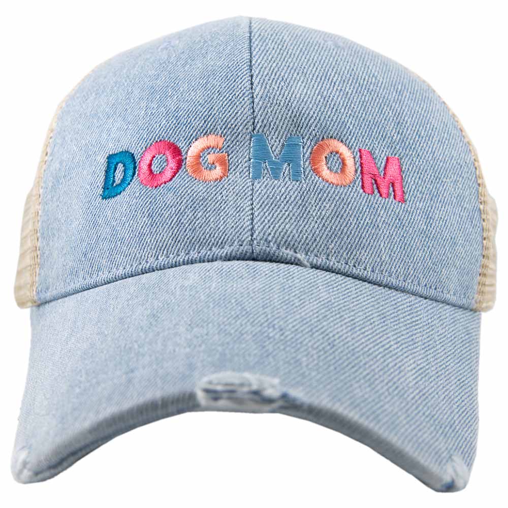 Distressed dog mom hat shop