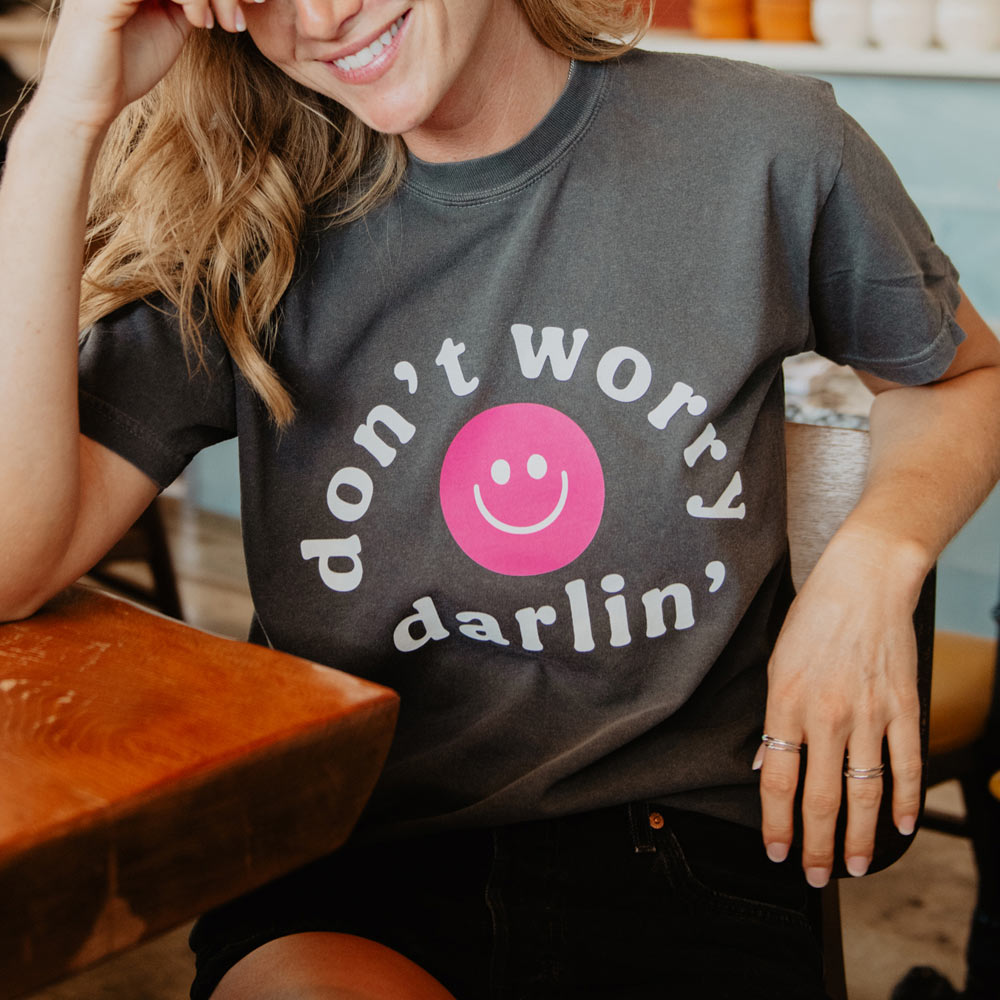 Don't Worry Darling Happy Face T-Shirt