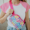 Multicolored Leopard Wholesale Belt Bag