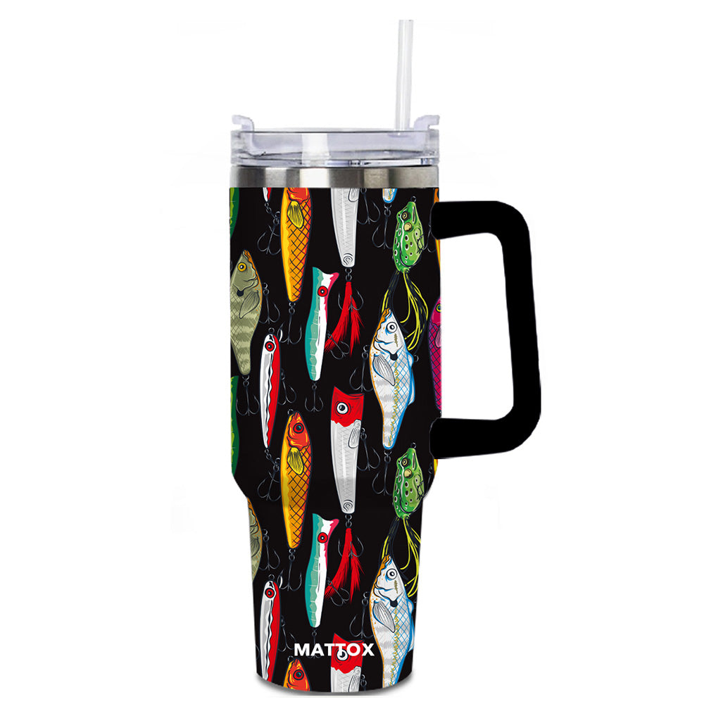Fishing Lures Wholesale Tumbler Cup w/ Handle