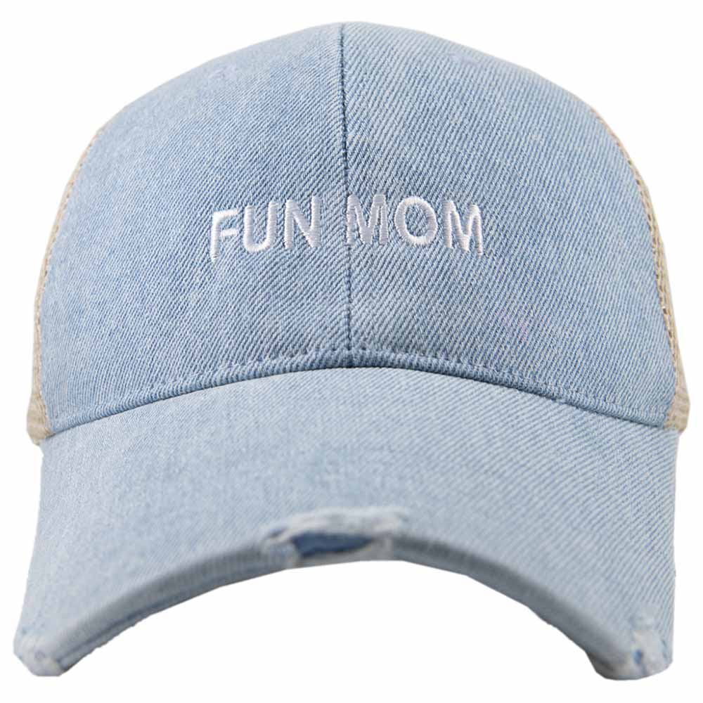 Fun Mom Denim Trucker Wholesale Hat