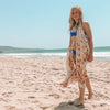 Multicolored Sleeveless Wholesale Tie Dye Swimsuit Cover Ups