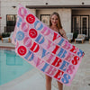 Happy Good Vibes (2023) Quick Dry Towel