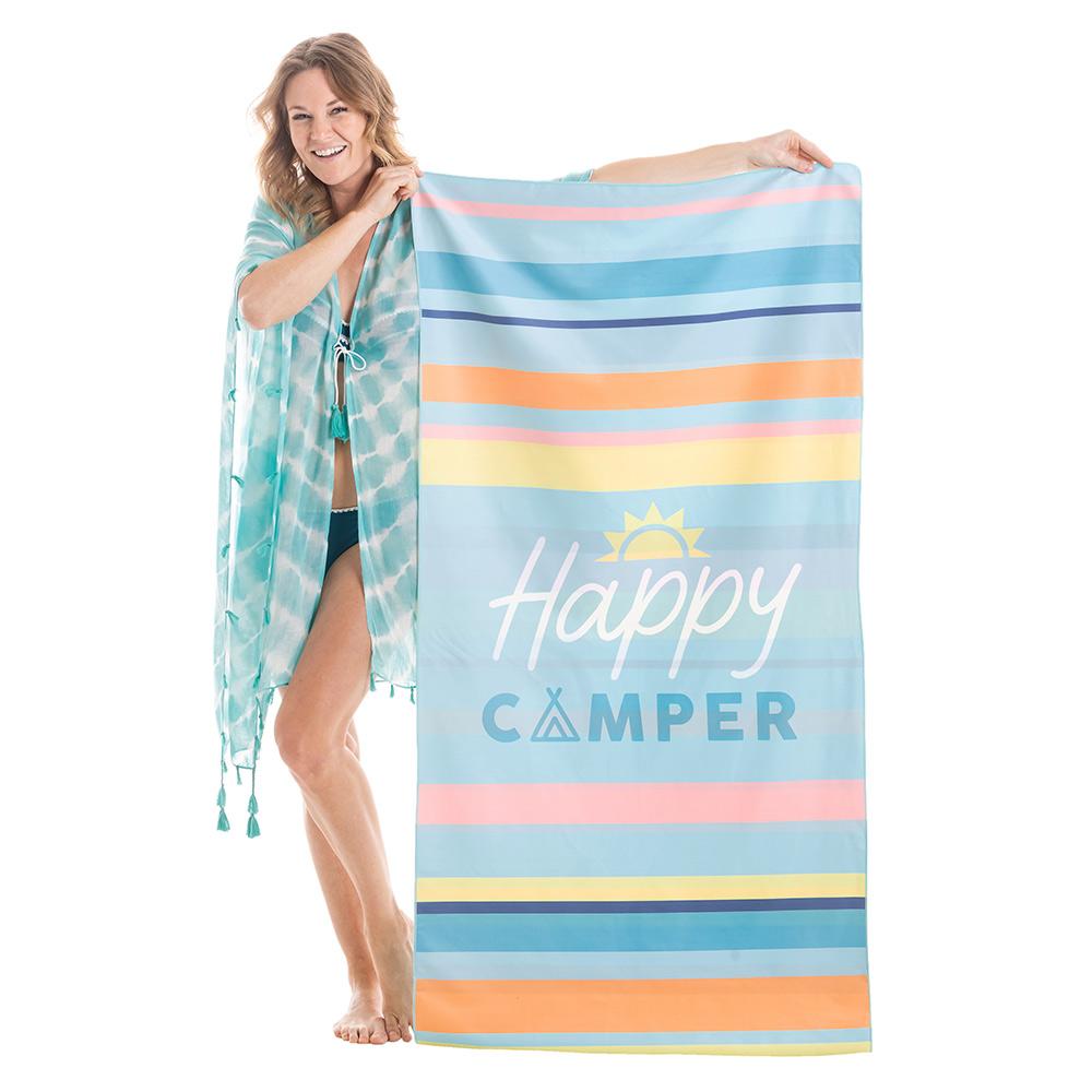 Happy Camper Quick Dry Wholesale Beach Towels
