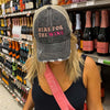 Here For The Wine Wholesale Trucker Hat