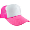 Neon Hot Pink and White Foam Wholesale Hat