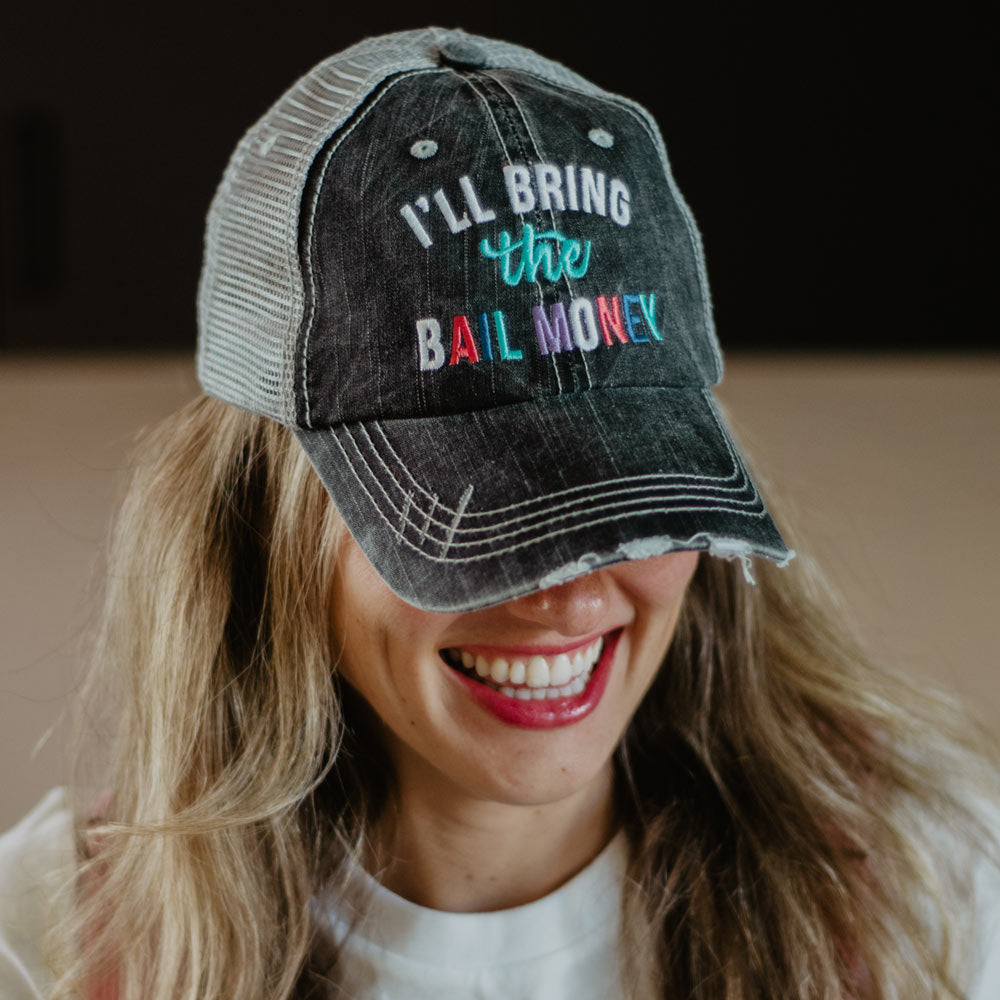 I’ll Bring The Bail Money Trucker Hat Wholesale Trucker Hats