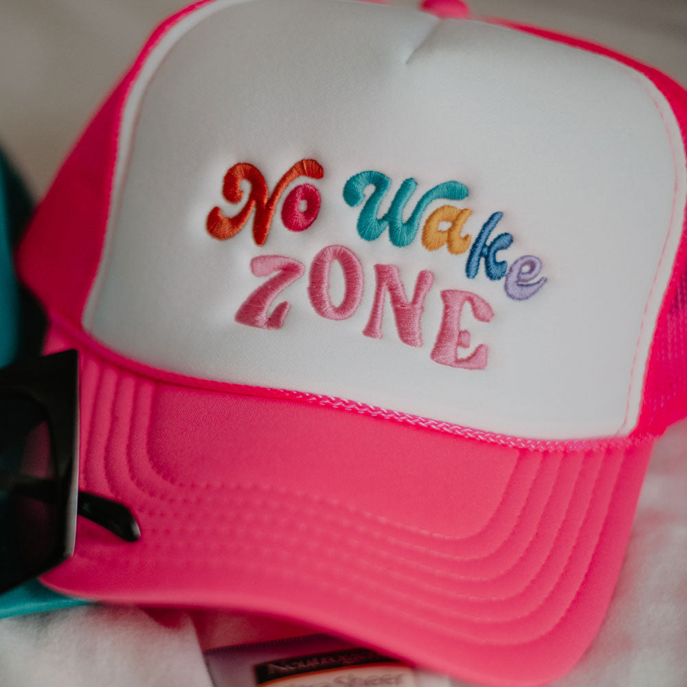 No Wake Zone Foam Wholesale Trucker Hat