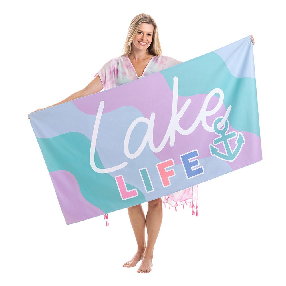 Lake Life Quick Dry Wholesale Beach Towels