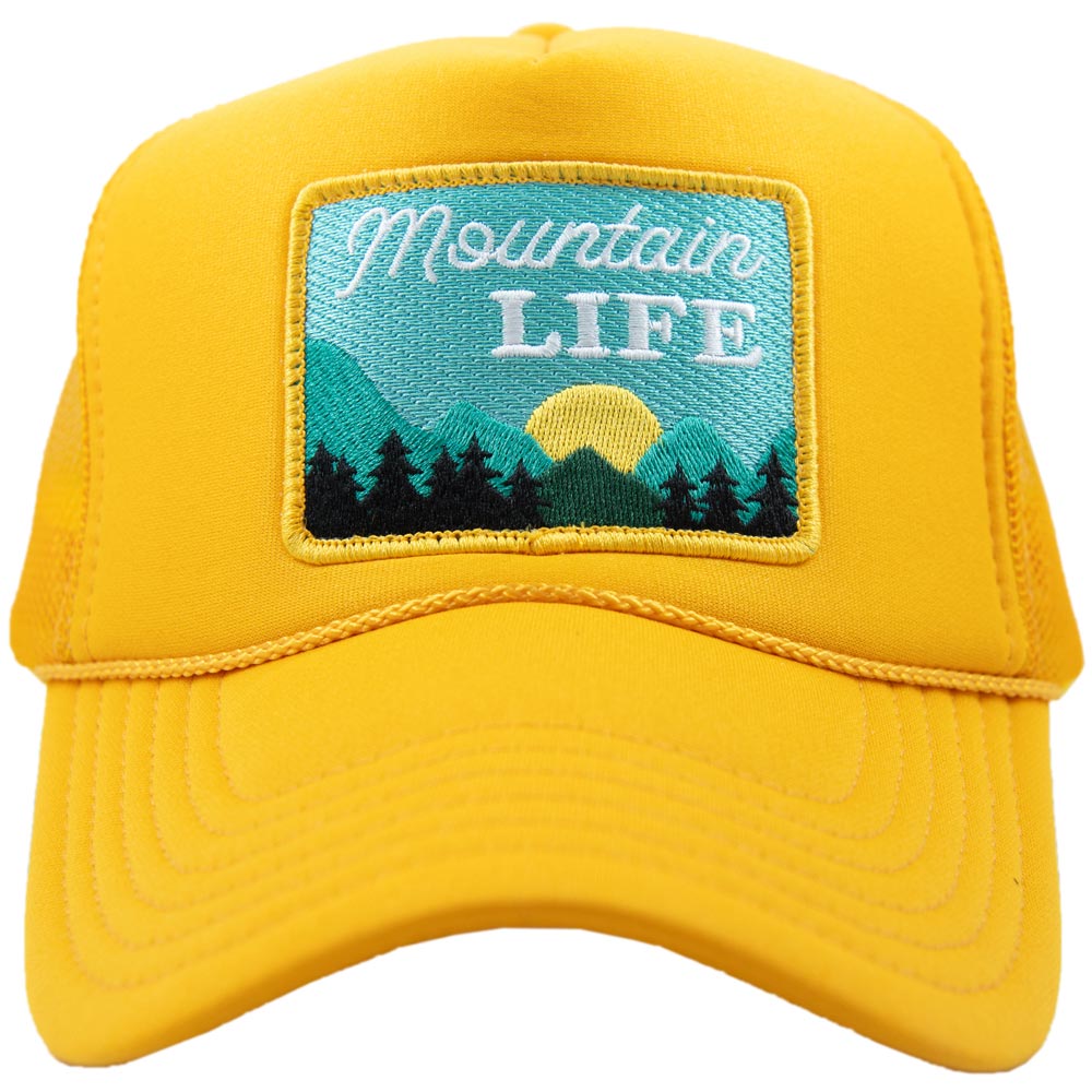 Mountain Life Patch Foam Wholesale Trucker Hat