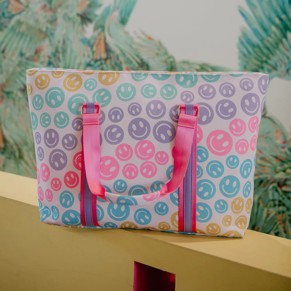 Pastel Happy Face Wholesale Tote Bag for Women