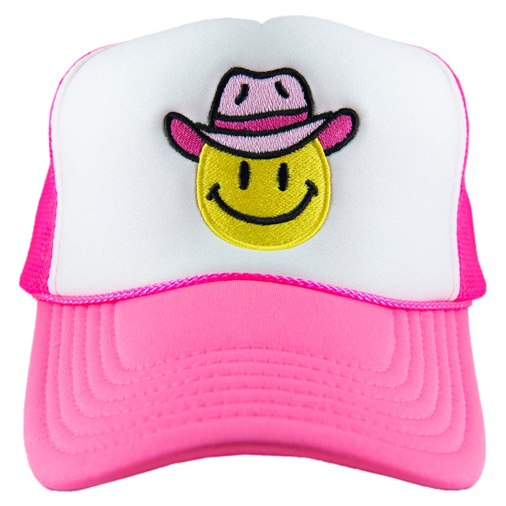 Cowboy Happy Face Wholesale Foam Hat