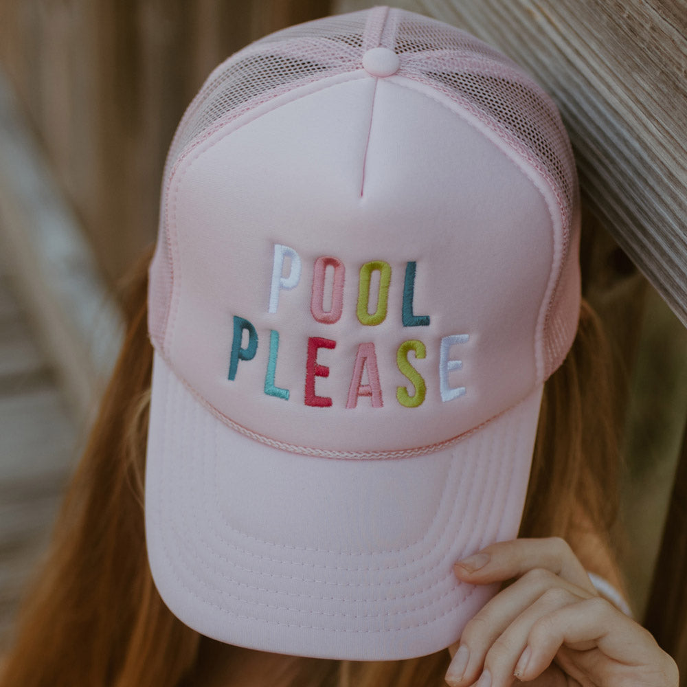 Pool Please Foam Wholesale Cute Trucker Hat