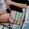Bohemian Rainbow Zig Zag Cute Wholesale Crossbody Bag