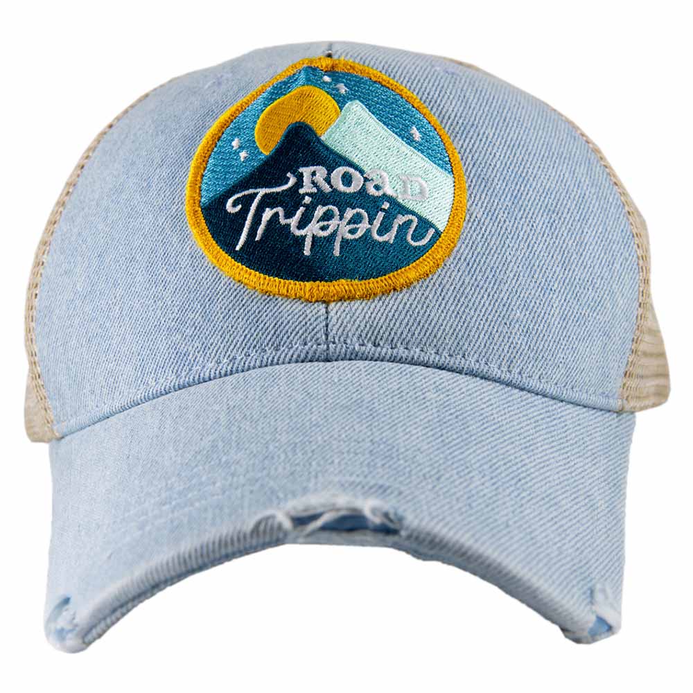 Road Trippin' Women's Denim Trucker Wholesale Hat