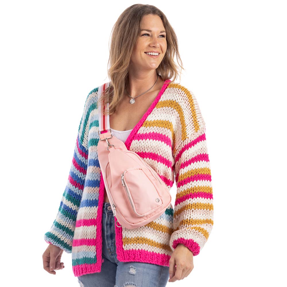 Light pink sling bag Clearance