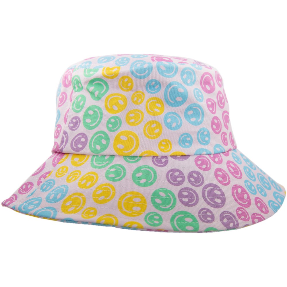 Pastel Wholesale Happy Face Bucket Hat