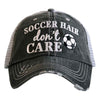 SOCCER HAIR DON'T CARE WHOLESALE TRUCKER HATS
