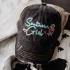 Southern Girl with FLOWERS Wholesale Trucker Hat
