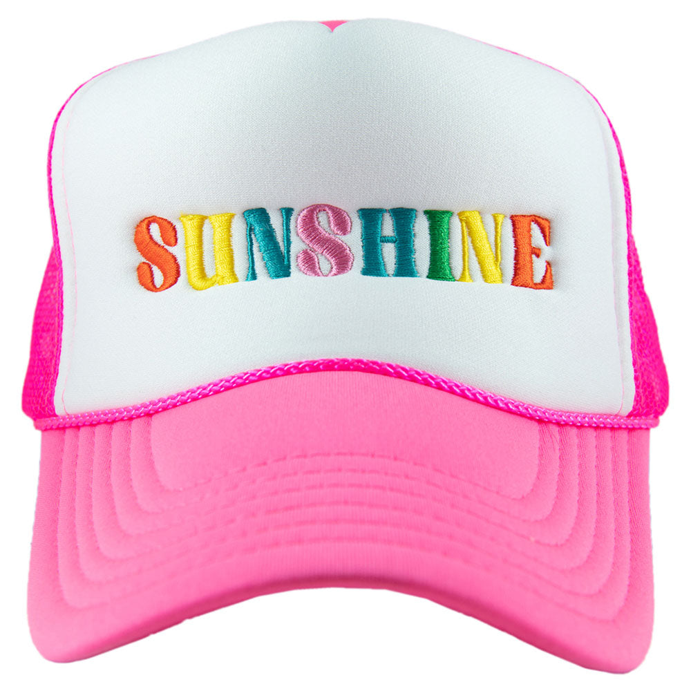 Sunshine (Multicolored) Foam Wholesale Trucker Hat