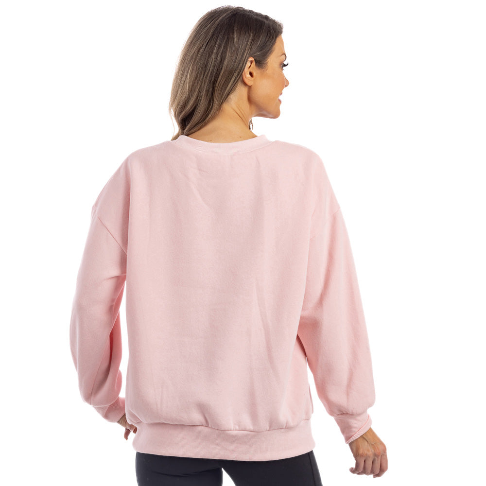 Light Pink Wholesale Crewneck Sweatshirt
