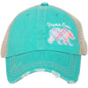 "Mama Bear" Pastel Plaid Wholesale Trucker Hats