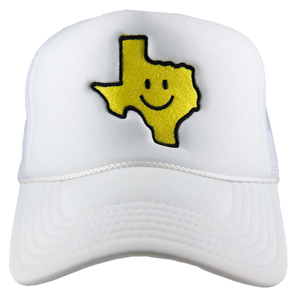 Texas Shape Happy Face Wholesale Foam Hat