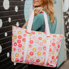 Groovy Flowers Wholesale Beach Tote Bag