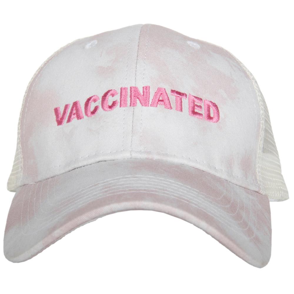 vaccinated-tie-dye-trucker-hat