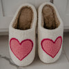 Pink/Red Heart Slippers