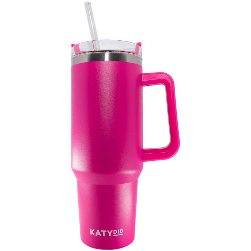 Wholesale 40oz Tumbler with Handle Straw Lid Insulated Stainless