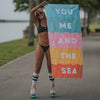 You Me and the Sea Quick Dry Wholesale Beach Towels